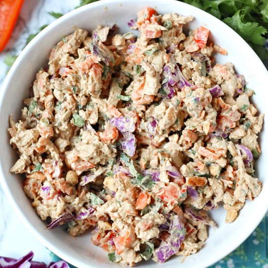 Creamy Thai Chicken Salad