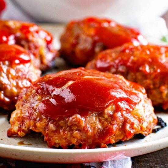 Mini Smoked Meatloaf