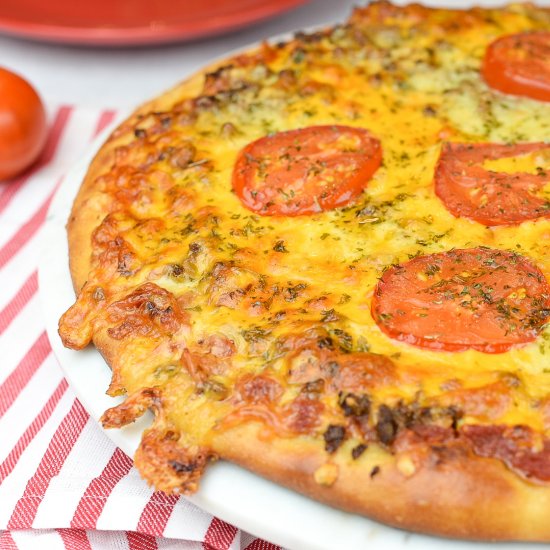 Cheeseburger Pizza