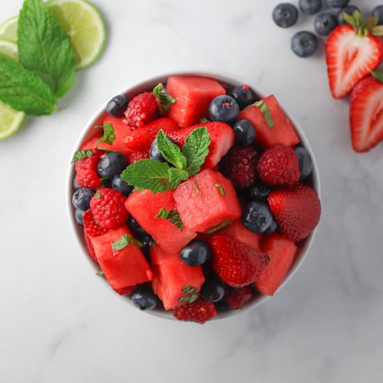 Minty Fruit Salad