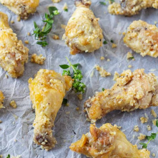 Garlic Parmesan Chicken Wings