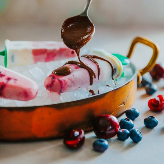 Red, White, and Blue Cherry Pops