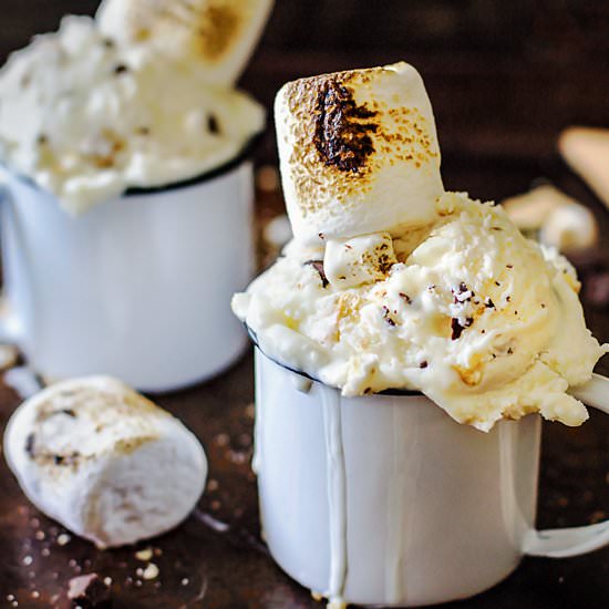 The Best No-Churn S’mores Ice Cream