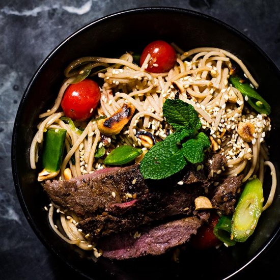 Beef Soba Noodle Salad Recipe