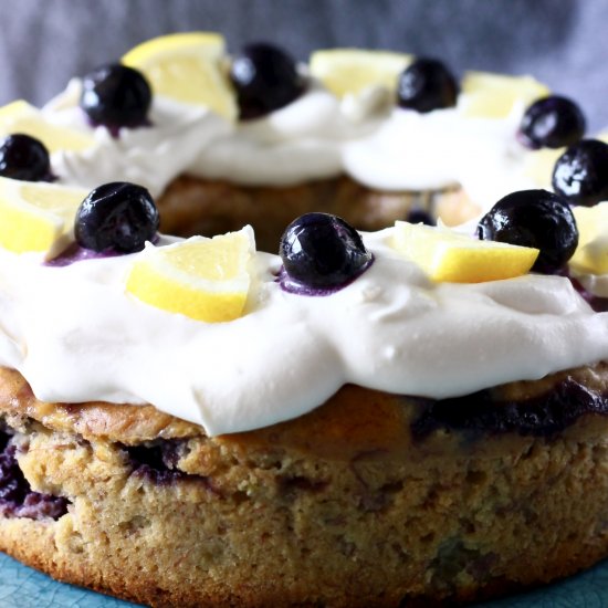 Vegan Lemon Blueberry Bundt Cake