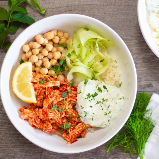 Harissa Chicken Bowls