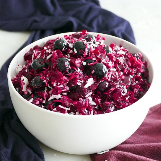 Red, White & Blue Beet Slaw