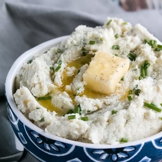 Healthy Keto Cauliflower Mash