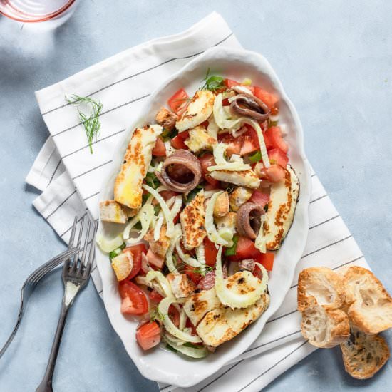 Summer Panzanella with Fennel