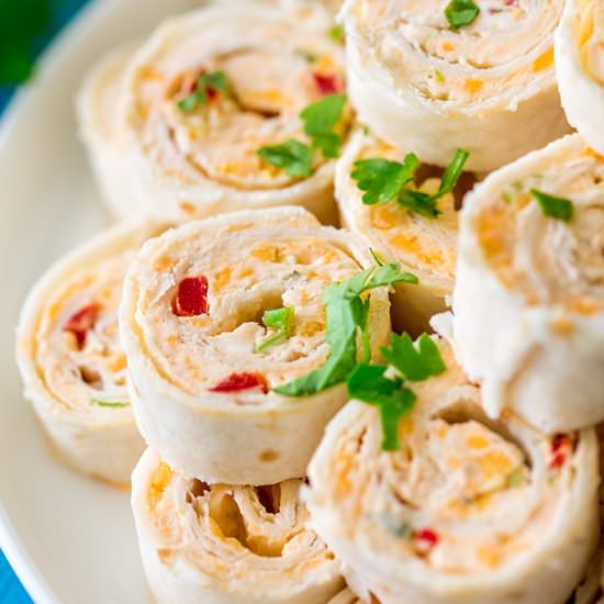 Vegetarian Mexican Pinwheels