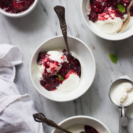 Balsamic Berry Compote