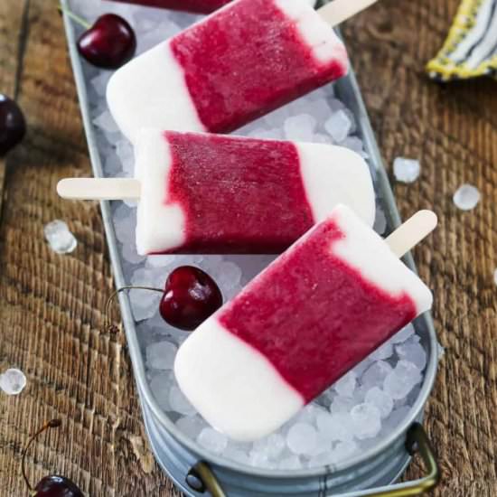 Fruity Frozen Yogurt Popsicles