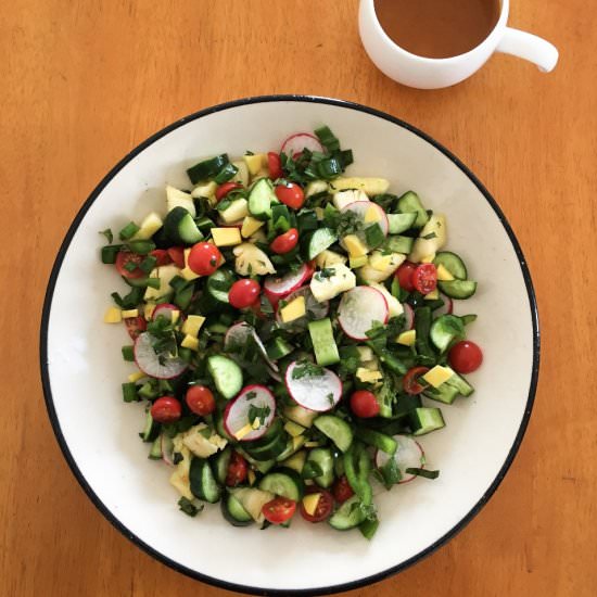 Pineapple Cucumber Salad