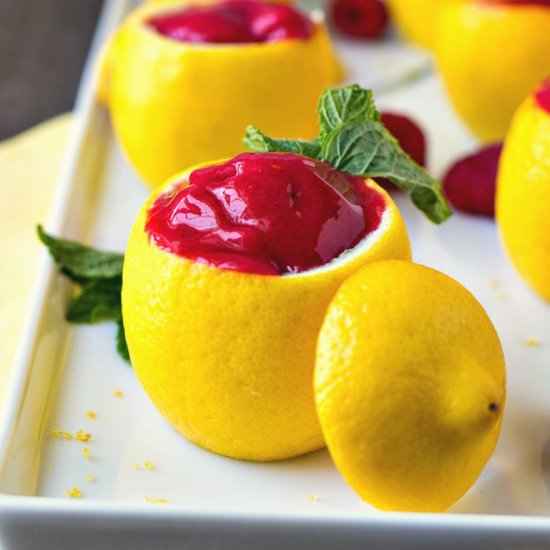 Raspberry Lemon Sorbet