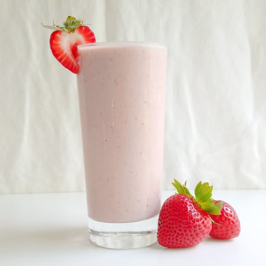 Strawberry Tahini Milkshake