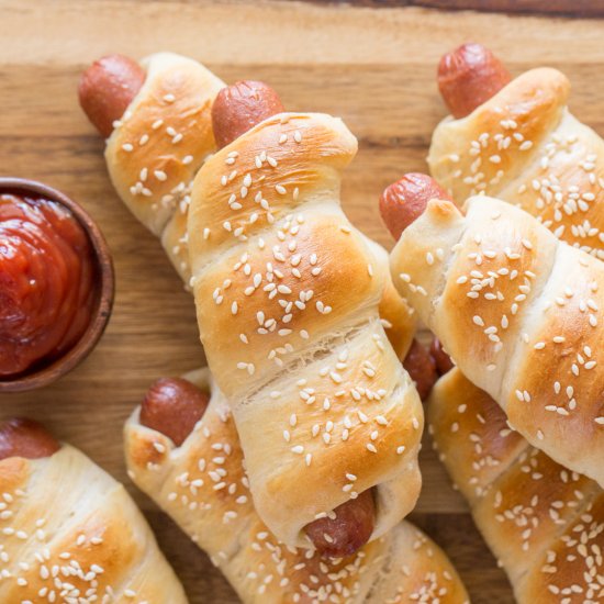 Homemade Pigs in a Blanket