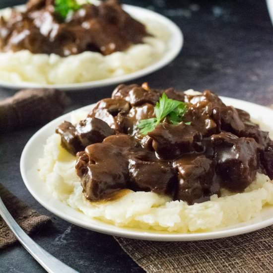 Beef Tips and Gravy