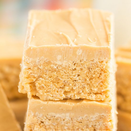 White Chocolate Peanut Butter Scotcheroos