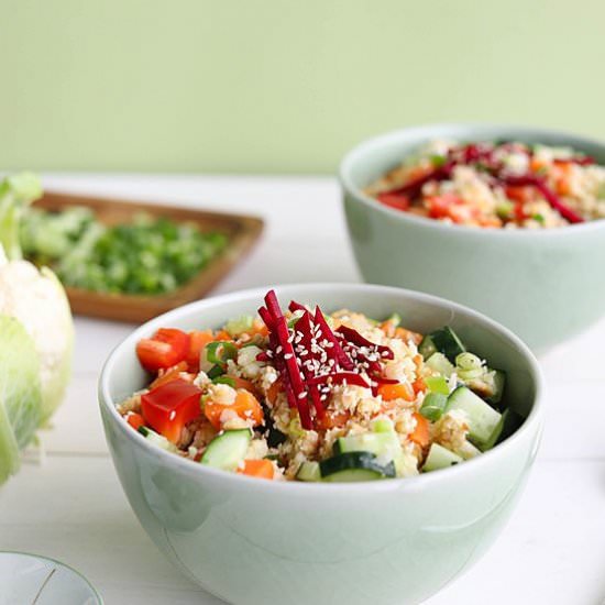 Protein Fried Cauliflower Rice