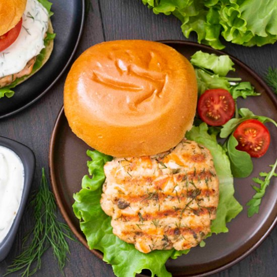 Swedish Salmon Burger