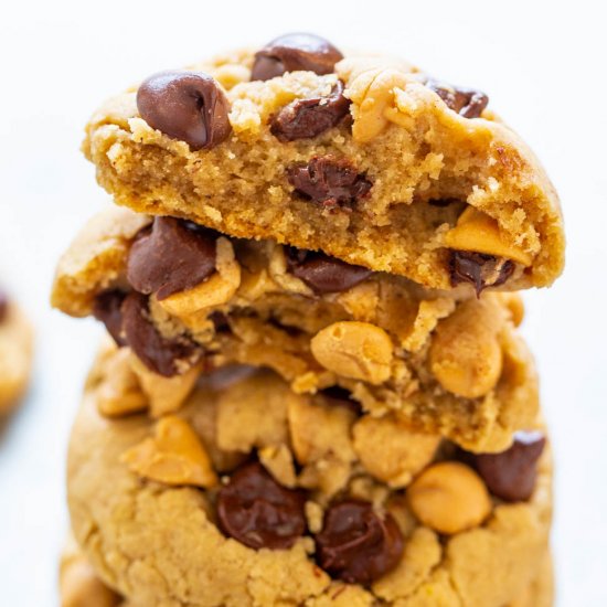 Chocolate Chip PB Chip Cookies