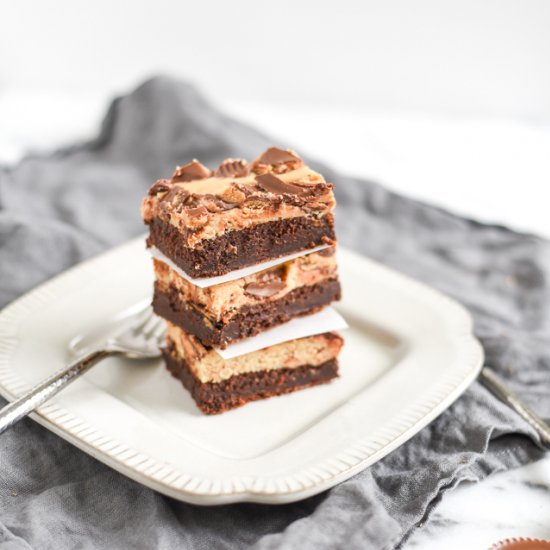 PB Cheesecake Brownies