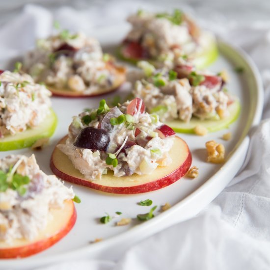 Chicken Waldorf Salad Bites