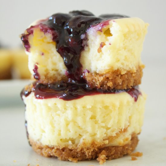 Mini Cheesecakes with Compote