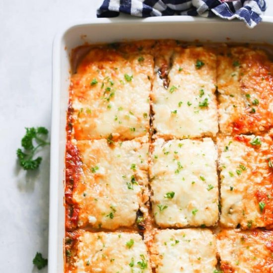 Low-Carb Eggplant Lasagna