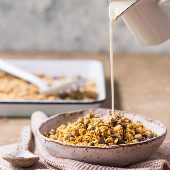 PB + Chocolate Chip Granola