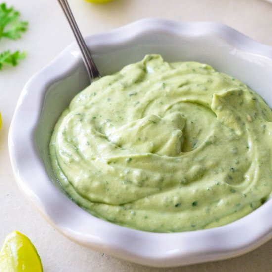 Silky Smooth Avocado Crema