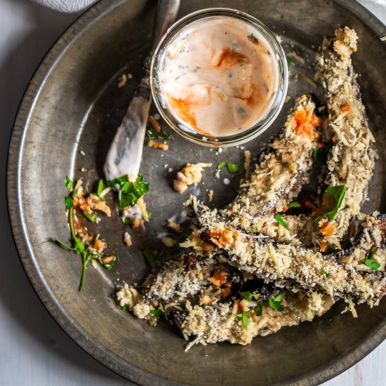 Steak Cut Portobello Mushroom Fries