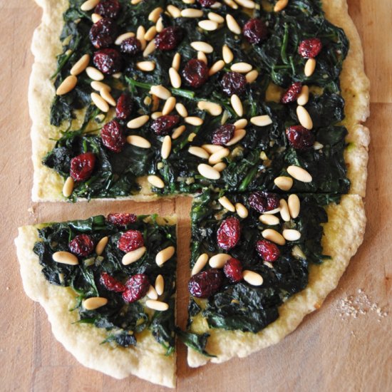 Catalan Spinach Flatbread