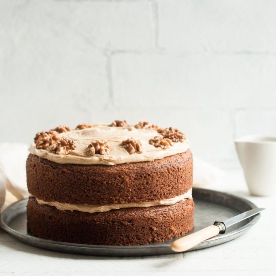 Coffee and Walnut Cake