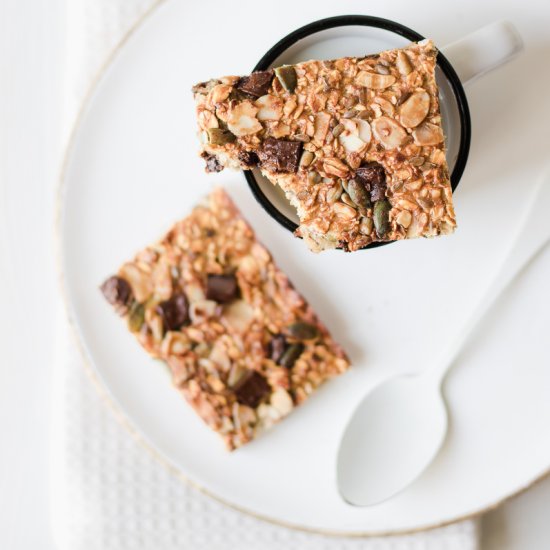 Banana oatmeal Bars