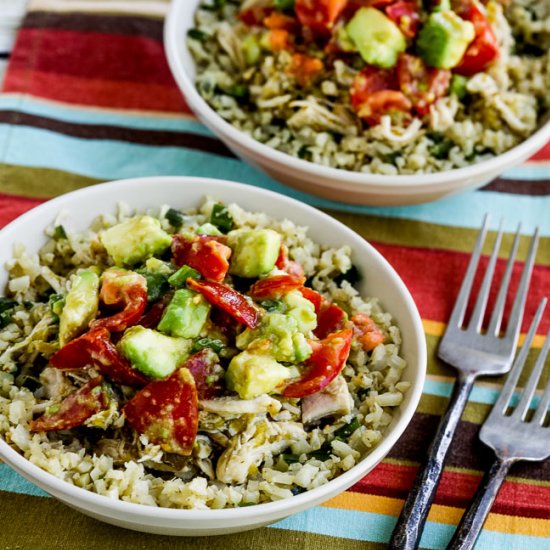 Instant Pot Low-Carb Chicken Bowl