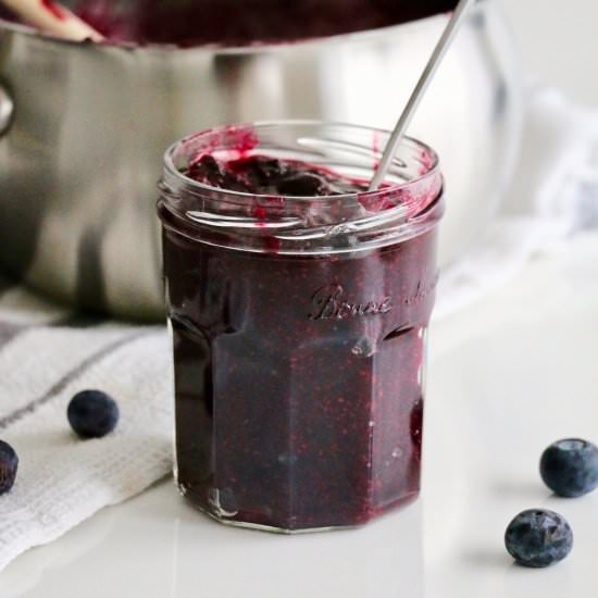 blueberry chia seed jam