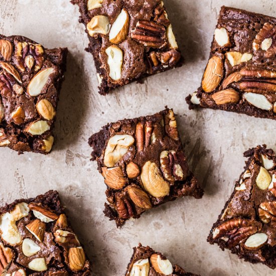 Nutty Chocolate Brownies