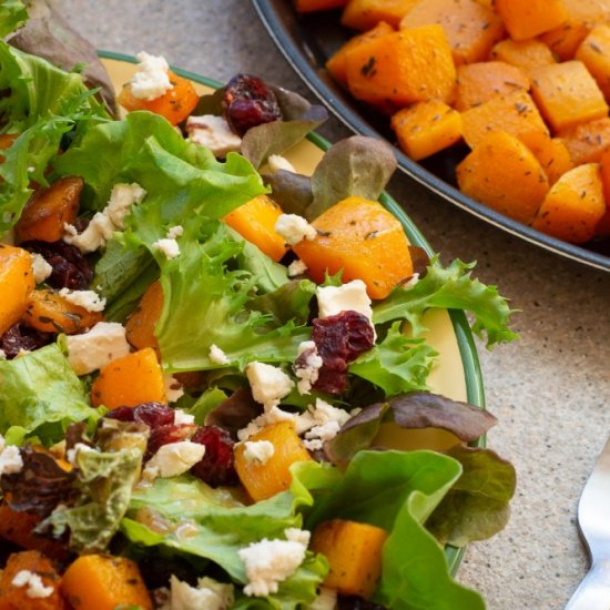 Roasted Butternut Squash Salad