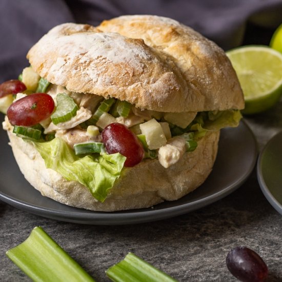 Apple and Grape Salad with Chicken