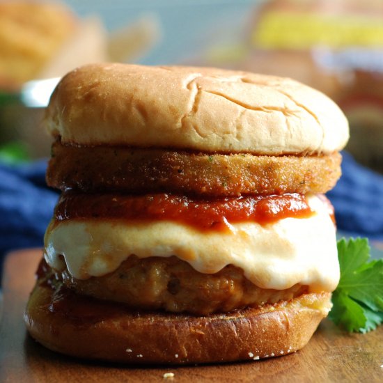 Eggplant Italian Sausage Burgers