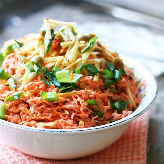 Shoestring Carrot Salad