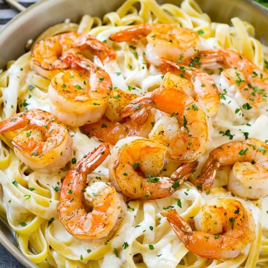 Shrimp Alfredo