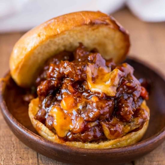 BBQ Sausage Sloppy Joes