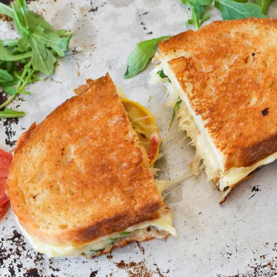 Loaded Zucchini Grilled Cheese