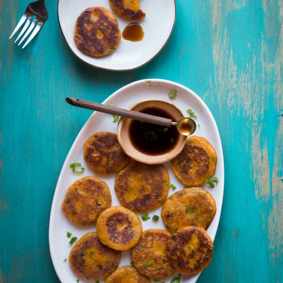 Chinese Sweet Potato Pancakes