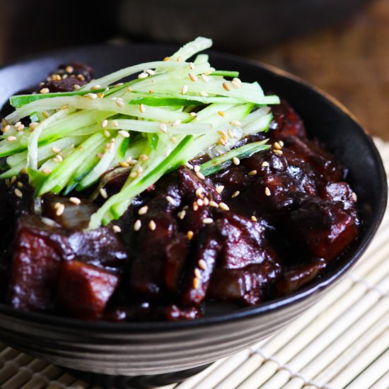 Black Bean Sauce Noodles