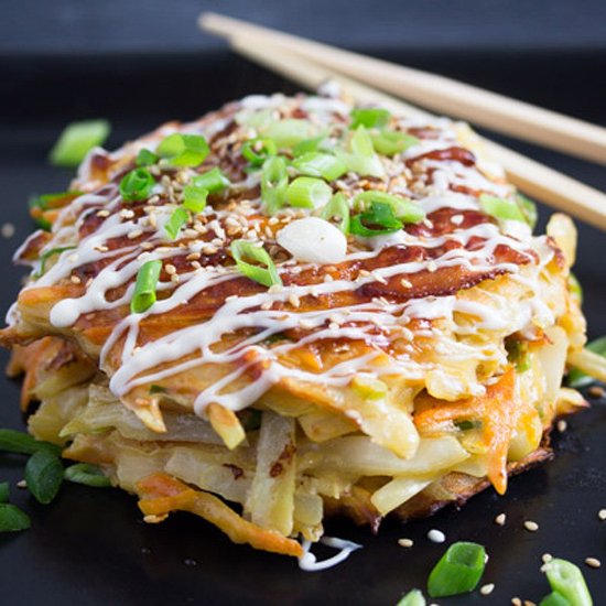 Okonomiyaki – Japanese Pancake