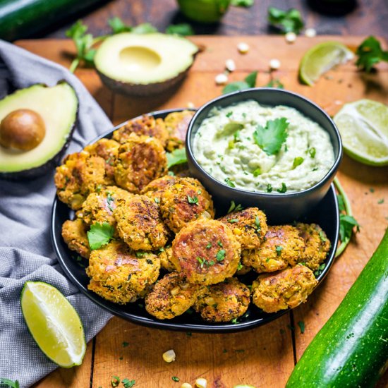 Southwestern Zucchini & Corn Bites