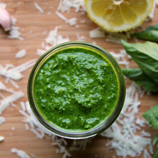 Nut Free Pesto Sauce